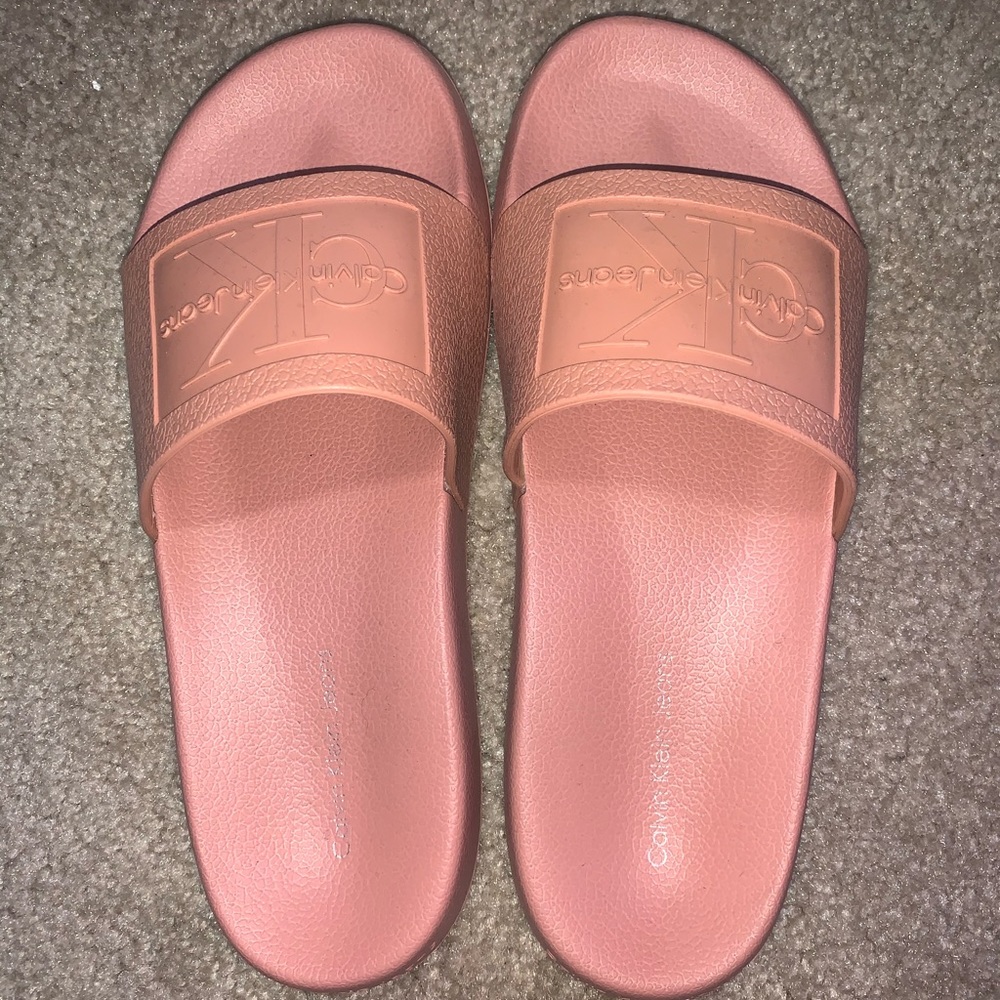 Calvin Klein Pink slides